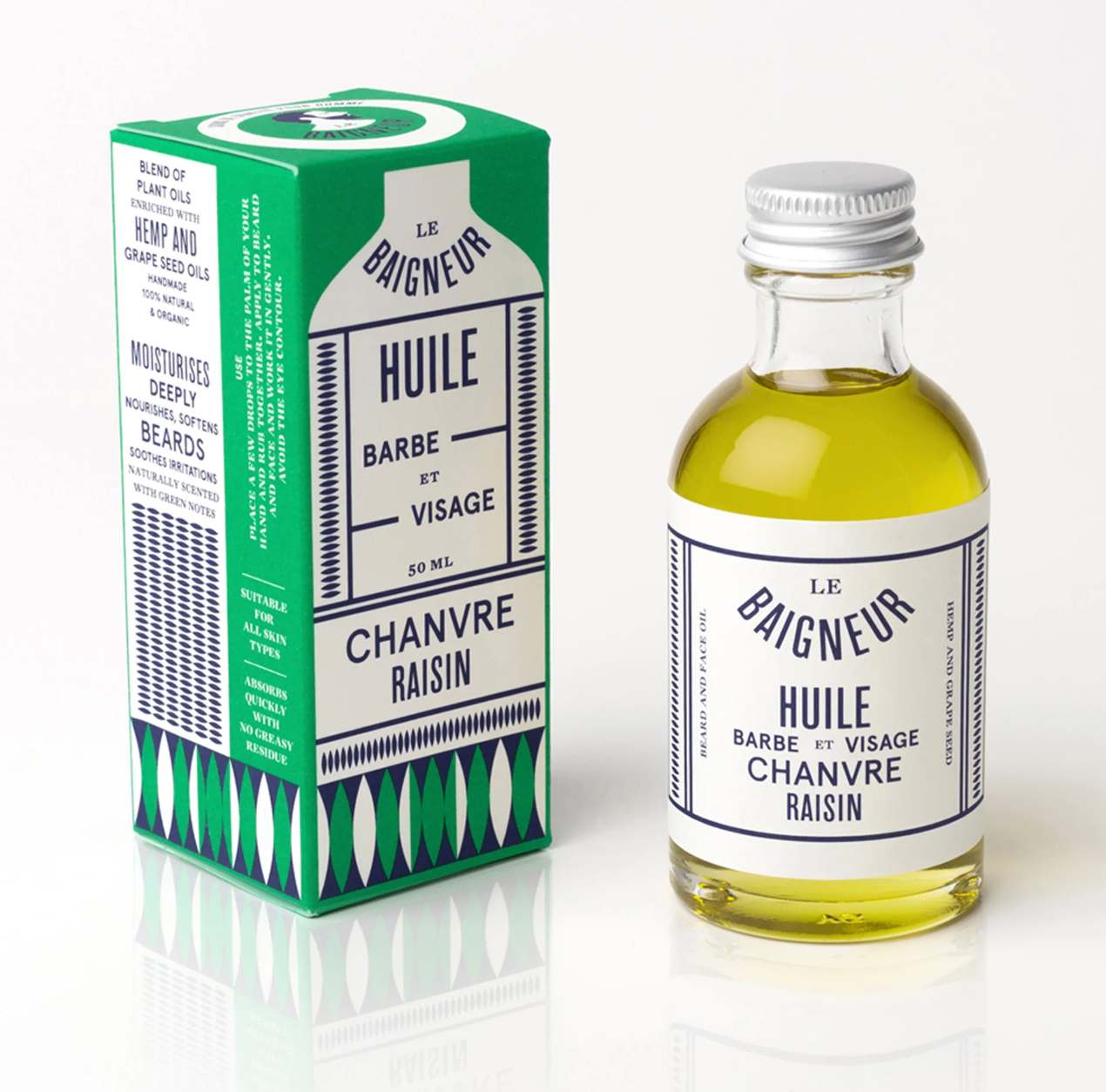 Le Baigneur Huile Chanvre Raisin 50ml